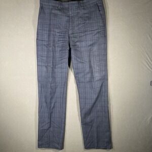 Ryan Seacrest Distinction Blue Dress Pants Mens Straight 32x32